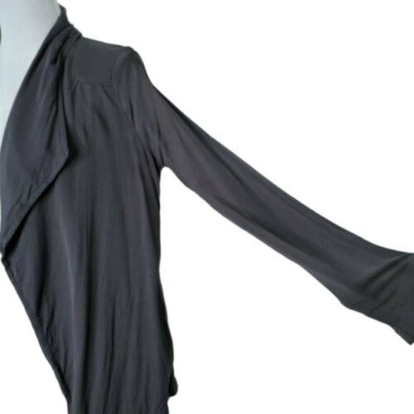 Silence Noise Open Front Cardigan Size Medium Waterfall Style Gray Flawed - Picture 8 of 8